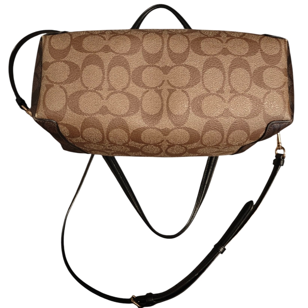 COACH Kacey Satchel Bag In Blocked Signature Canvas With Hangtag - Picture 6 of 16